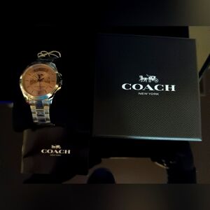 Coach Women's  Libby Watch Pink, 37 Mm